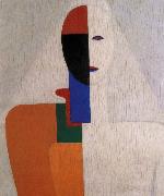 Kasimir Malevich Half-length of Female oil painting reproduction